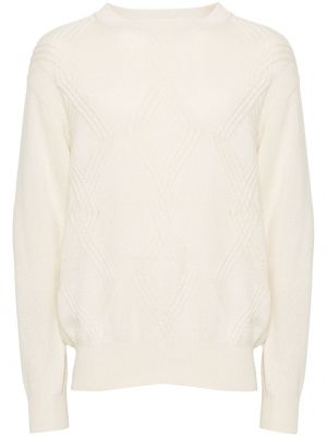 Sweter wełniany Valentino Garavani Pre-owned biały