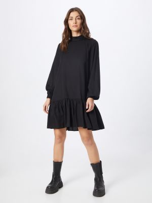 Φόρεμα Knowledgecotton Apparel μαύρο