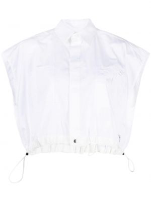 Haftowana koszula Sacai biała