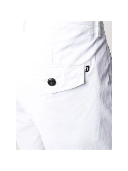 Pantalones cortos de algodón Dondup blanco