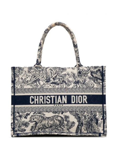 Niebieska shopperka Christian Dior Pre-owned