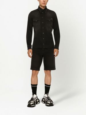 Džinsa šorti Dolce & Gabbana melns