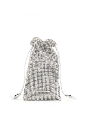 Křišťálová taška přes rameno Studio Amelia stříbrná