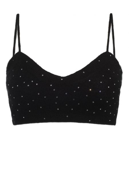 Kasmirmatto bralette Cashmere In Love musta