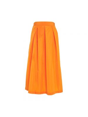 Długa spódnica Vicario Cinque pomarańczowa