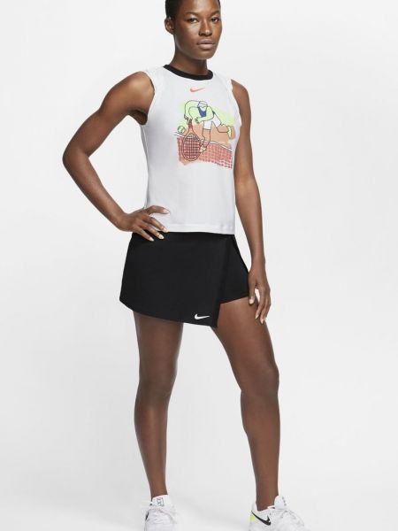 Koszulka z nadrukiem Nike Performance biała