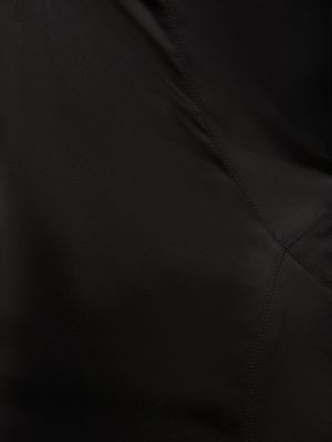 Σατέν μini φόρεμα από βισκόζη Jacquemus μαύρο