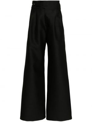 Černé rovné kalhoty Concepto