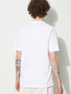 Pamut póló Adidas Originals fehér
