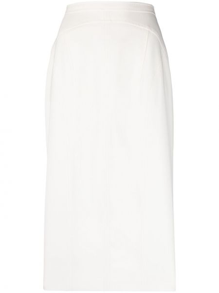Falda de cintura alta Nº21 blanco