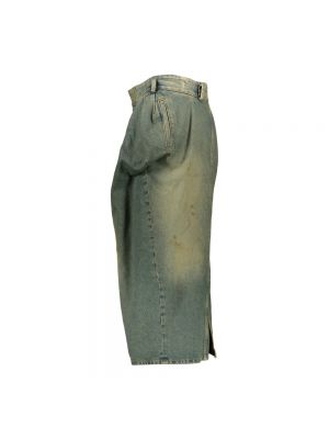 Spódnica jeansowa Maison Margiela zielona