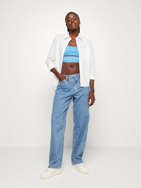 Top Calvin Klein Jeans niebieski