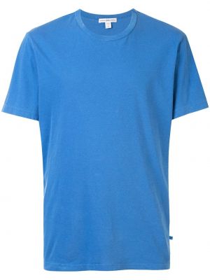 T-shirt mit kurzen ärmeln James Perse blau