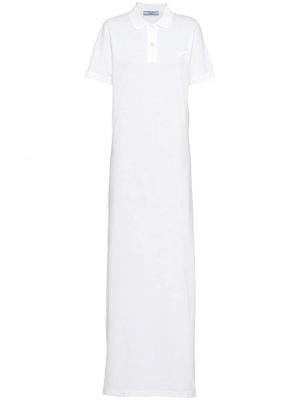 Μάξι φόρεμα Prada λευκό