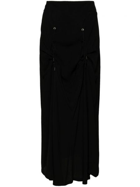 Drapované midi sukně Vivienne Westwood černé