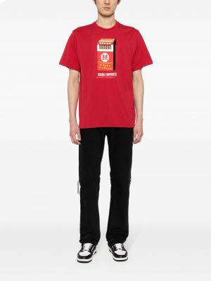 T-shirt en coton à imprimé Mostly Heard Rarely Seen 8-bit rouge