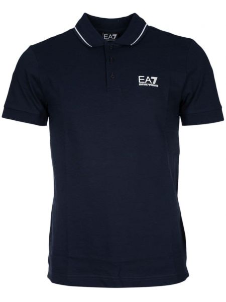 Poloshirt Ea7 Emporio Armani blå