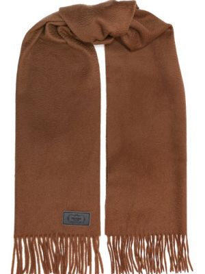 Кашемировый шарф Agnona коричневый