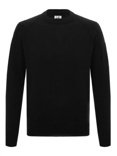 Черный шерстяной свитер C.p. Company