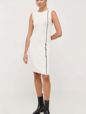 Sukienka mini Armani Exchange beżowa