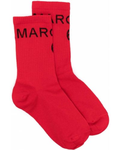 Sockor Mm6 Maison Margiela röd