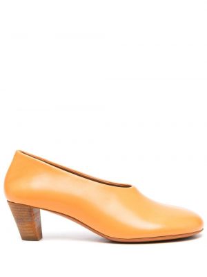 Полуотворени обувки със заоблени върхове Marsell оранжево