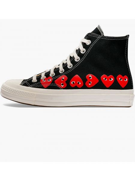 Туфлі з сердечками Converse чорні
