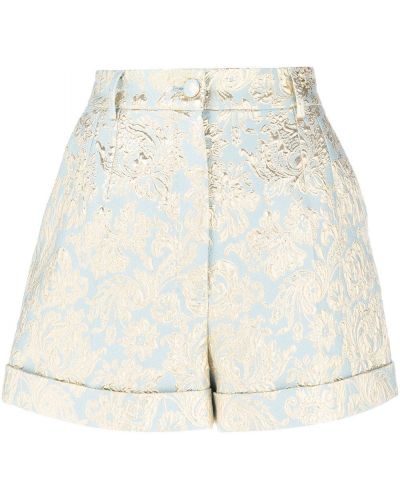 Pantalones cortos de tejido jacquard Dolce & Gabbana azul