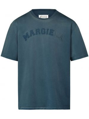 Marškinėliai Maison Margiela mėlyna