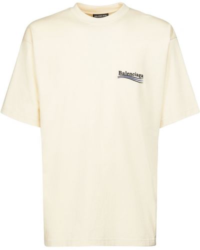 T-shirt brodé en coton Balenciaga