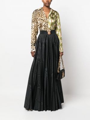 Plisované dlouhá sukně Roberto Cavalli