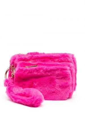 Pels clutch med lommer La Milanesa rosa