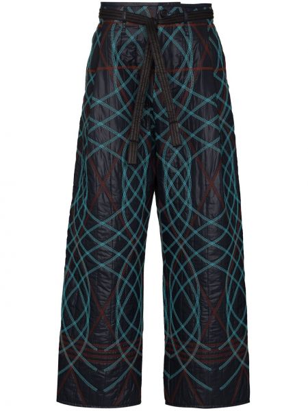Pantalones con bordado con estampado geométrico Craig Green