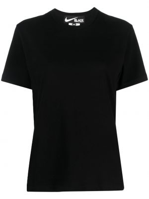 Памучна тениска с принт Black Comme Des Garçons