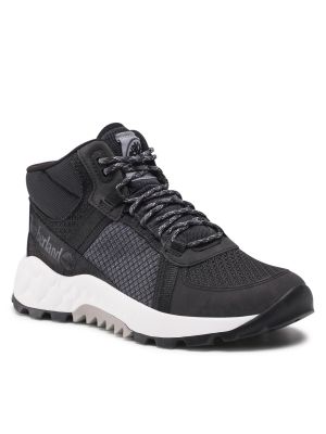 Sneakers από διχτυωτό Timberland μαύρο