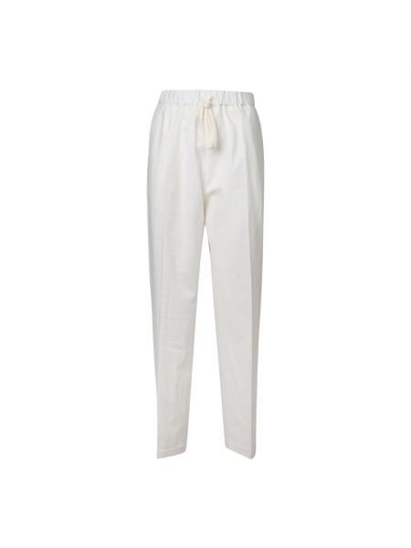 Pantalon en lin Mm6 Maison Margiela blanc