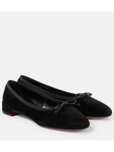 Süet babet Christian Louboutin siyah