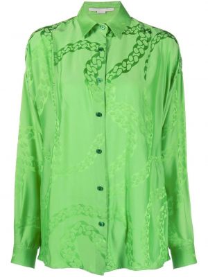 Krekls ar apdruku Stella Mccartney zaļš