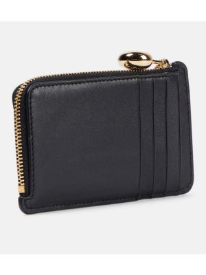 Kožená peňaženka Loewe čierna