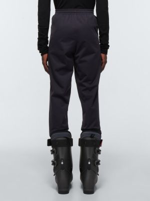 Džerzej teplákové nohavice Moncler Grenoble čierna