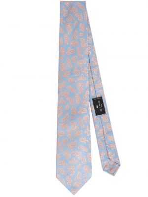 Hodvábna kravata s potlačou s paisley vzorom Etro