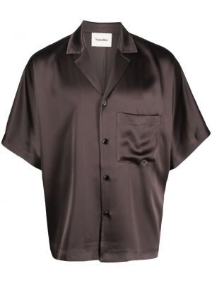 Marškiniai Nanushka ruda
