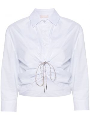 Βαμβακερό πουκάμισο Liu Jo λευκό