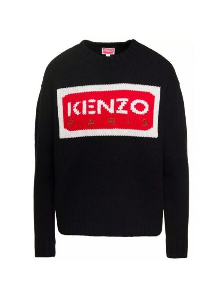 Черный свитер с длинным рукавом Kenzo