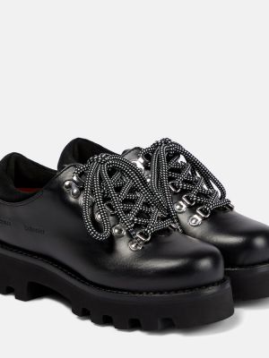 Pantofi loafer din piele cu platformă Proenza Schouler negru