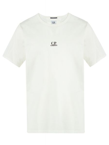 Хлопковая футболка C.p.company белая