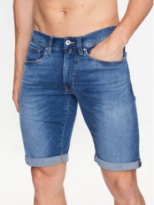 Shorts en jean Pierre Cardin bleu