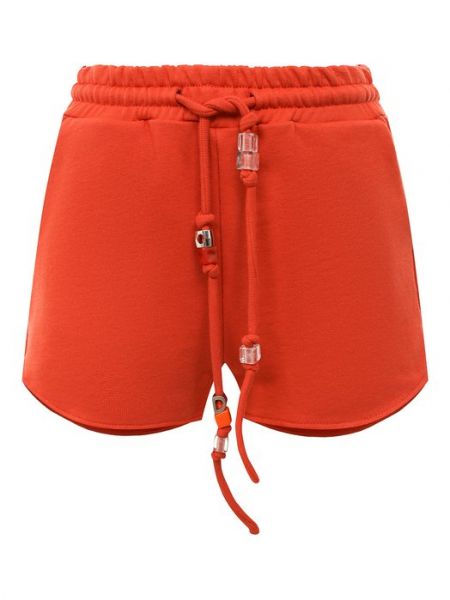 Оранжевые хлопковые шорты Dondup