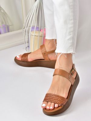 Pletené kožené sandále Fox Shoes