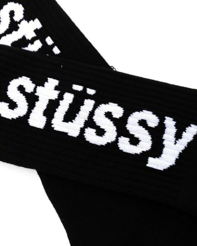 Calcetines con estampado Stussy negro